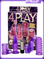 4 Play Set Anillas con Vibración